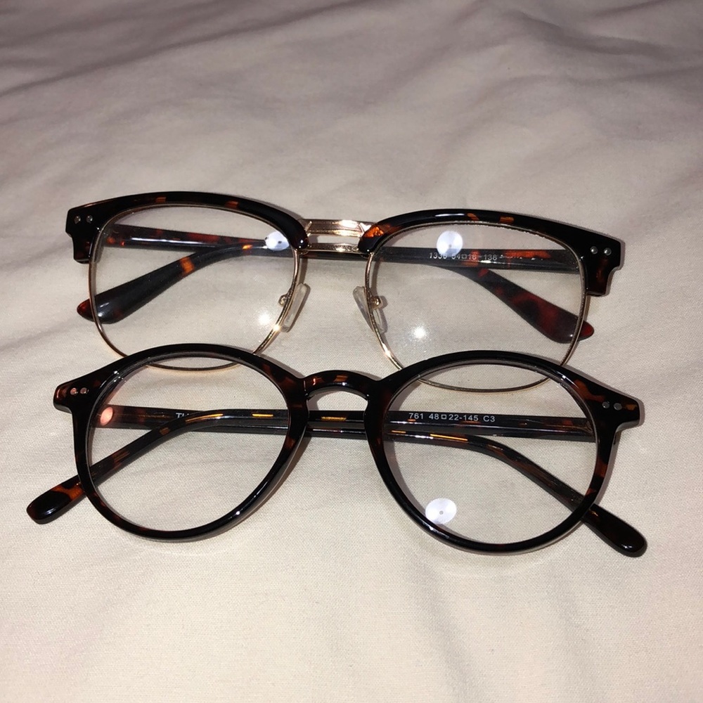 Fake glasses